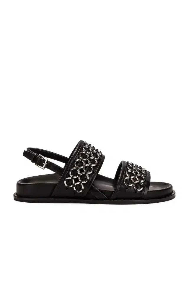 ALAÏA Eyelet Slingback Sandals