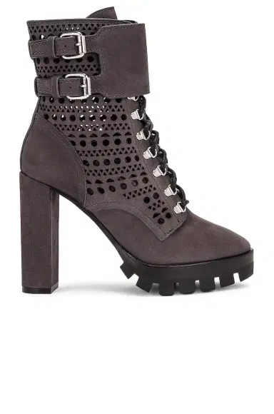 Alaïa Perforated Military Boots | Thumbnail 1 Alaïa Perforated Military Boots | Thumbnail 1