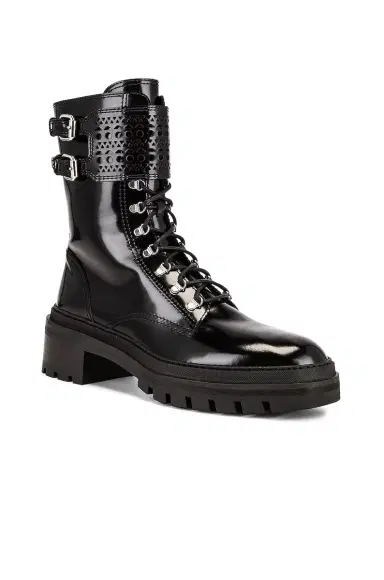Alaïa Buckle Military Boots | Thumbnail 2 Alaïa Buckle Military Boots | Thumbnail 2