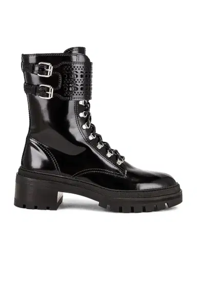 Alaïa Buckle Military Boots | Thumbnail 1 Alaïa Buckle Military Boots | Thumbnail 1