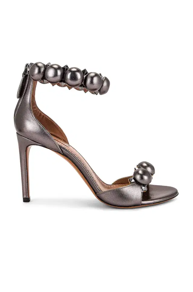 ALAÏA Metallic Bombe Sandals