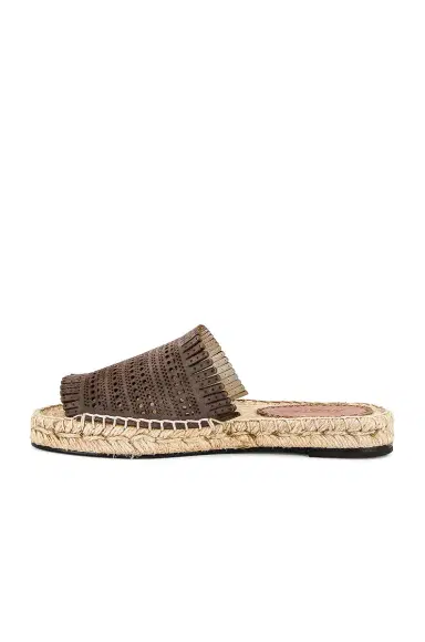 Alaïa Leather Laser Cut Flat Espadrilles | Thumbnail 5 Alaïa Leather Laser Cut Flat Espadrilles | Thumbnail 5