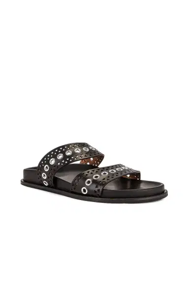 Alaïa Perforated Eyelet Slides | Thumbnail 2 Alaïa Perforated Eyelet Slides | Thumbnail 2