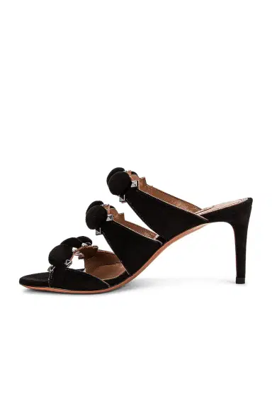 Alaïa Pom Pom Studded Mules | Thumbnail 5