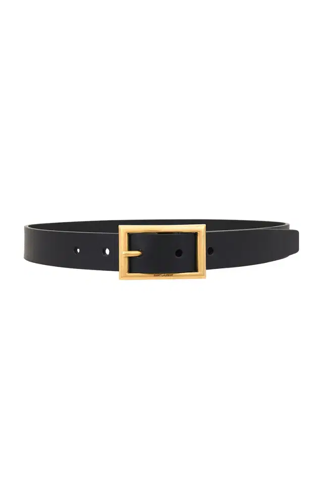 Saint Laurent Rectangle Buckle Belt
