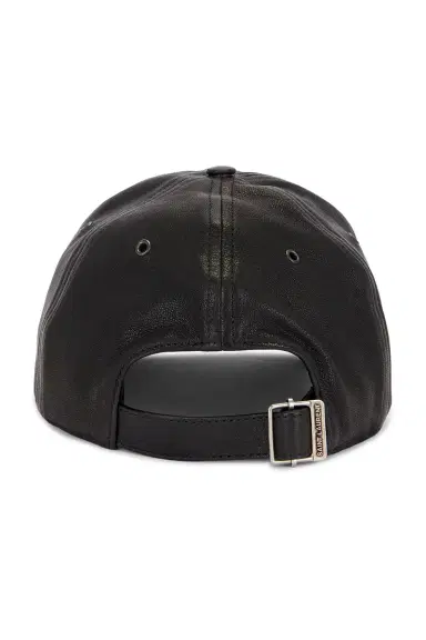 Saint Laurent Leather Cap With Small Visor | Thumbnail 3 Saint Laurent Leather Cap With Small Visor | Thumbnail 3