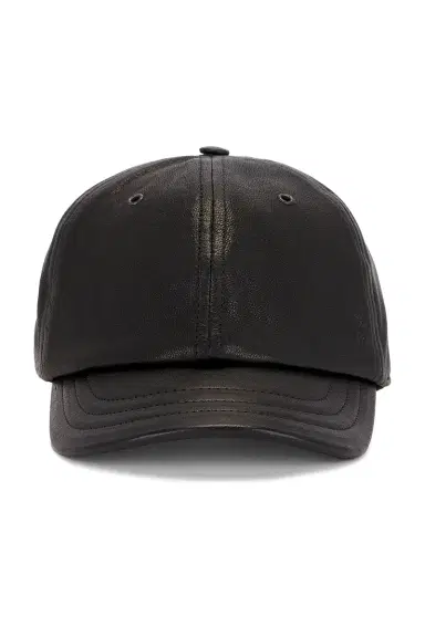 Saint Laurent Leather Cap With Small Visor | Thumbnail 1 Saint Laurent Leather Cap With Small Visor | Thumbnail 1