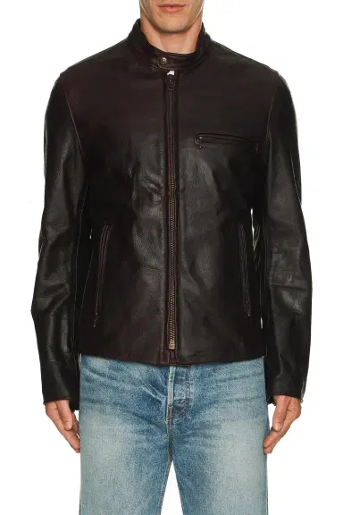 SCHOTT NYC Cafe Racer Jacket | Thumbnail 3 SCHOTT NYC Cafe Racer Jacket | Thumbnail 3