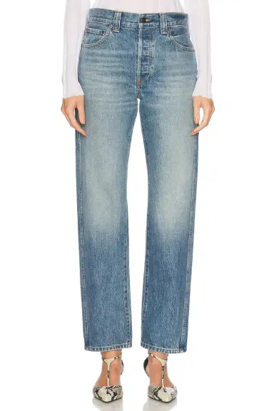 Khaite Callum Straight Leg Jeans | Thumbnail 1 Khaite Callum Straight Leg Jeans | Thumbnail 1