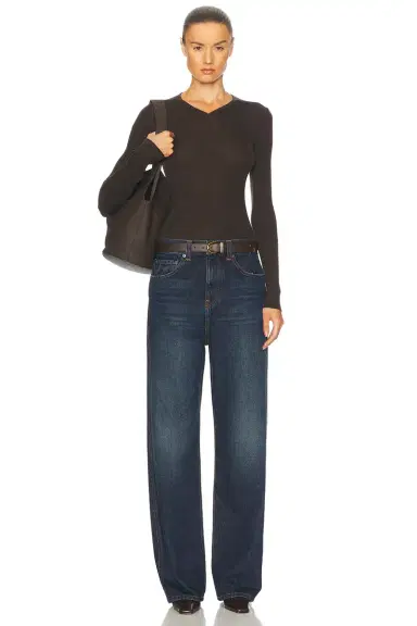 Khaite Bonnie Straight Leg Jeans | Thumbnail 5 Khaite Bonnie Straight Leg Jeans | Thumbnail 5