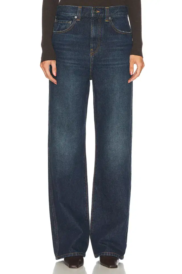 KHAITE Bonnie Straight Leg Jeans