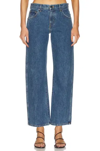Khaite Kerrie Straight Leg Jeans | Thumbnail 1 Khaite Kerrie Straight Leg Jeans | Thumbnail 1