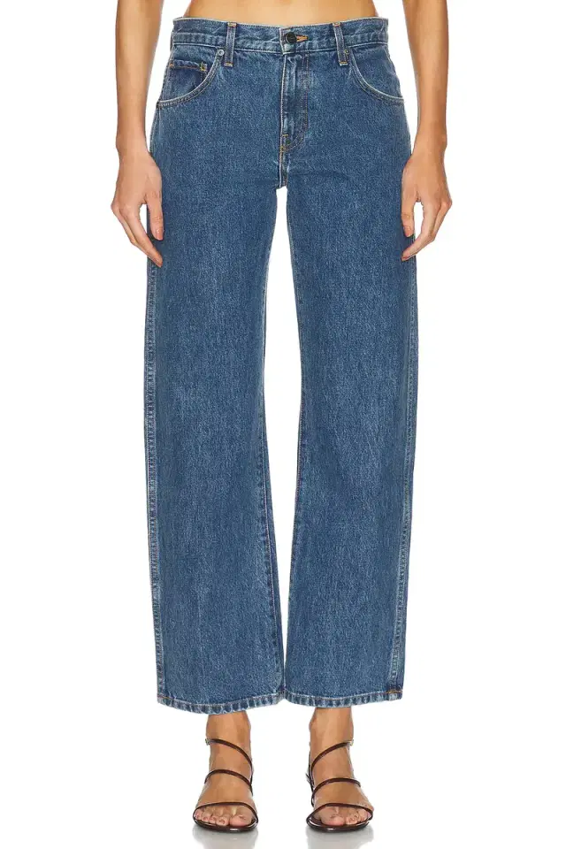 KHAITE Kerrie Straight Leg Jeans