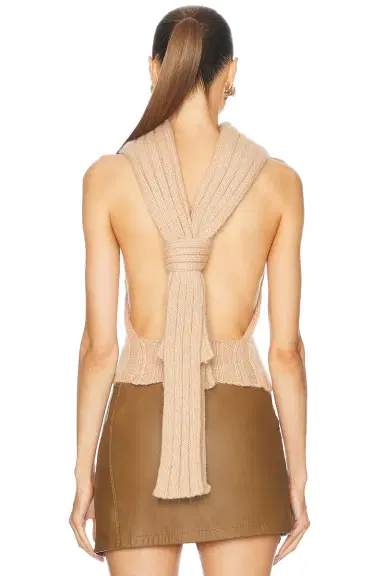 AREA Sleeveless Twisted Top | Thumbnail 5