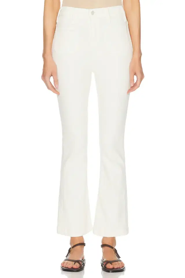 MOTHER The Hustler Patch Pocket Flood Jeans