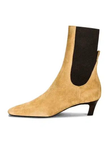 TOTEME The Mid Heel Suede Boot | Thumbnail 5
