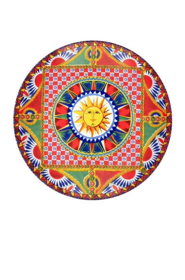 Set Of 2 Carretto Sole Dessert Plate