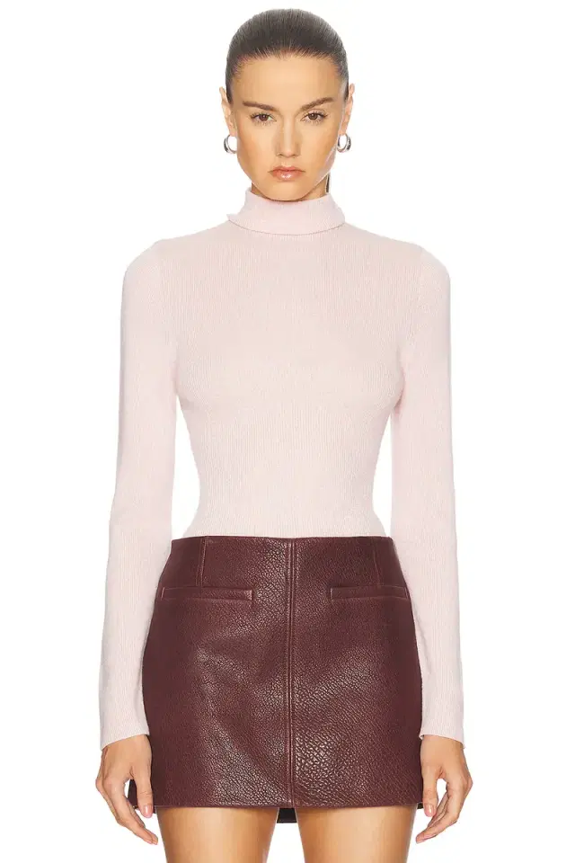 The Elder Statesman Delicash Turtleneck Top