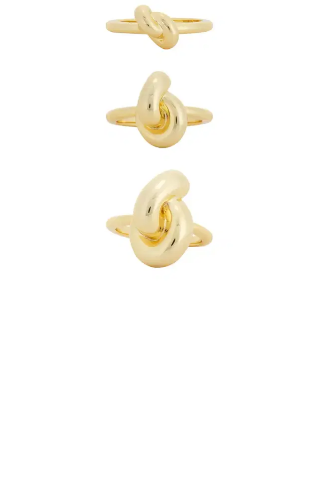 Knot Ring Set Of 3