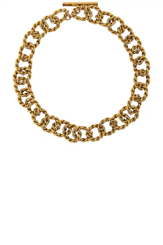 Saint Laurent Twist Ring Choker