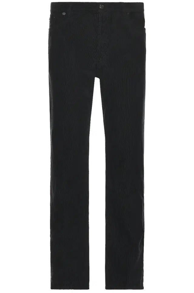 Saint Laurent Relaxed Mid Waist Corduroy Pant