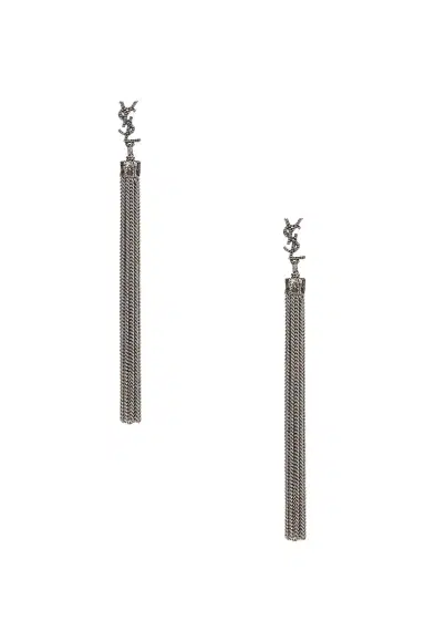 Saint Laurent Loulou Chain Earrings | Thumbnail 1 Saint Laurent Loulou Chain Earrings | Thumbnail 1