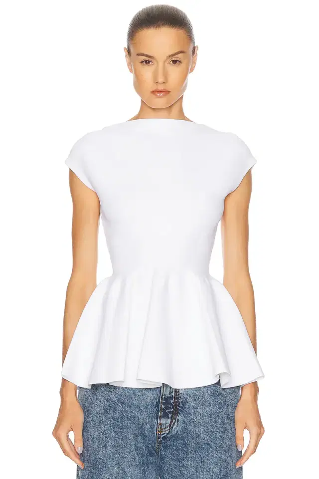 ALAÏA Peplum Top