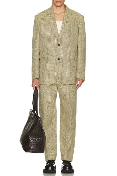 Bottega Veneta Distorted Prince Of Wales Jacket | Thumbnail 5 Bottega Veneta Distorted Prince Of Wales Jacket | Thumbnail 5
