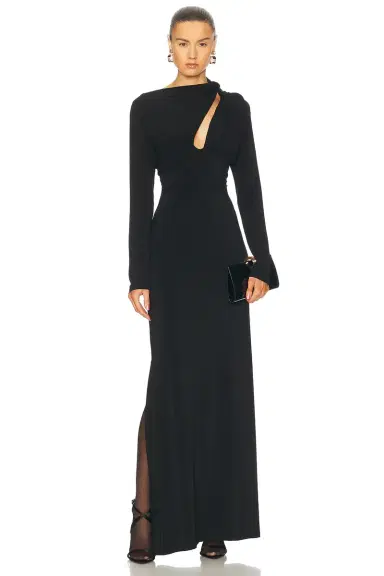 Rachel Gilbert Tanner Slv Gown | Thumbnail 1