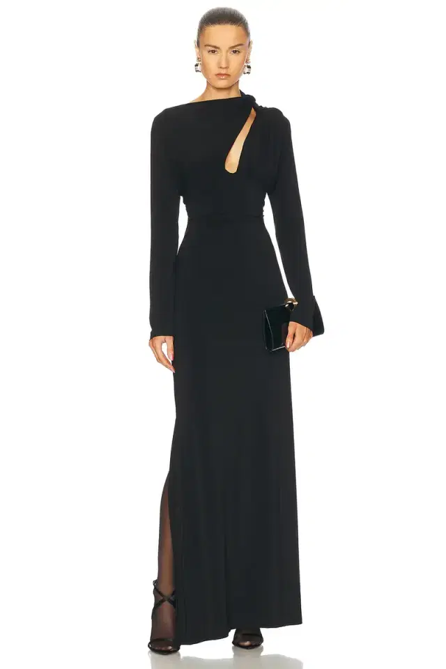 Rachel Gilbert Tanner Slv Gown