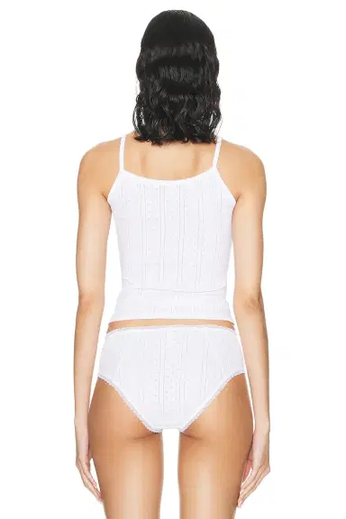 Cou Cou Intimates The Regular Picot Tank Top | Thumbnail 3