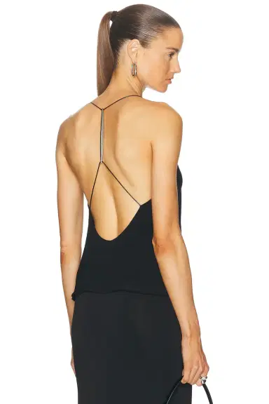 Grace Ling Biomorphic Spine Open Back Top | Thumbnail 1