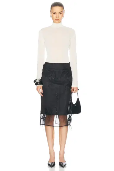 Ludovic de Saint Sernin Mock Neck Top | Thumbnail 4 Ludovic de Saint Sernin Mock Neck Top | Thumbnail 4