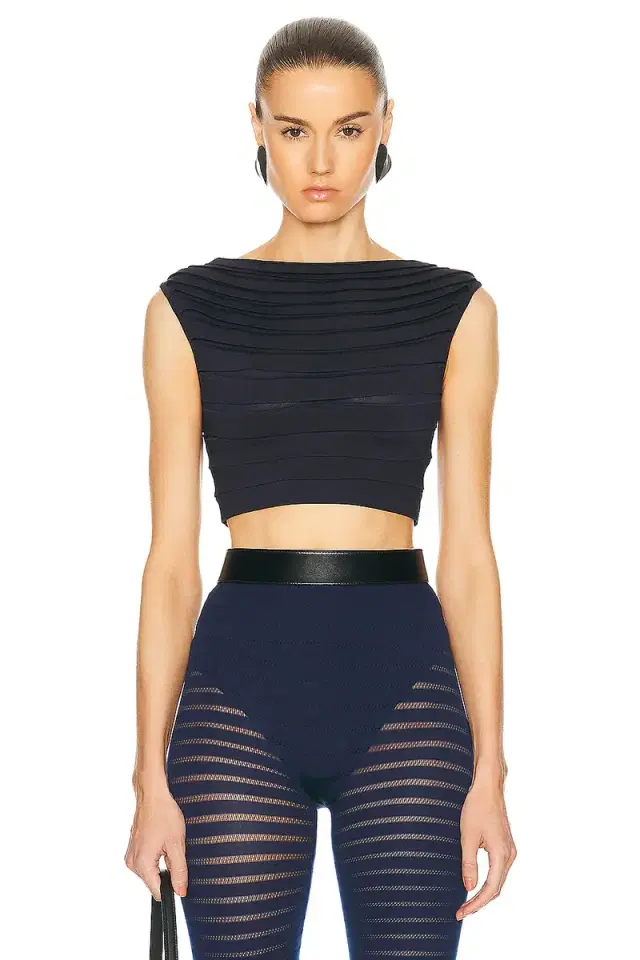 ALAÏA Scalloped Top