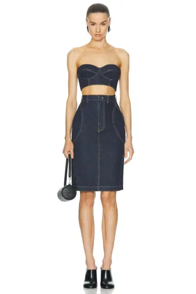 Alaïa Bustier Bra Top | Thumbnail 5