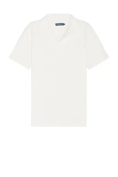 Frescobol Carioca Faustino Terry Cotton Blend Short Sleeve Polo | Thumbnail 4 Frescobol Carioca Faustino Terry Cotton Blend Short Sleeve Polo | Thumbnail 4
