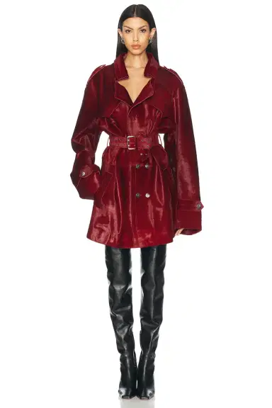Ludovic de Saint Sernin Honey Trench Coat | Thumbnail 1