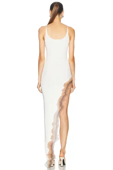 Grace Ling Flame Slit Maxi Dress | Thumbnail 4 Grace Ling Flame Slit Maxi Dress | Thumbnail 4