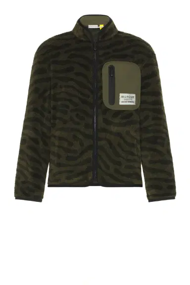 Moncler Genius Moncler x Salehe Bembury Zip Up Fleece Cardigan | Thumbnail 1