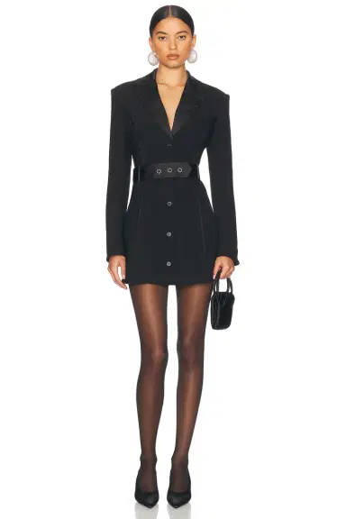 Fleur du Mal Tux Mini Dress | Thumbnail 1