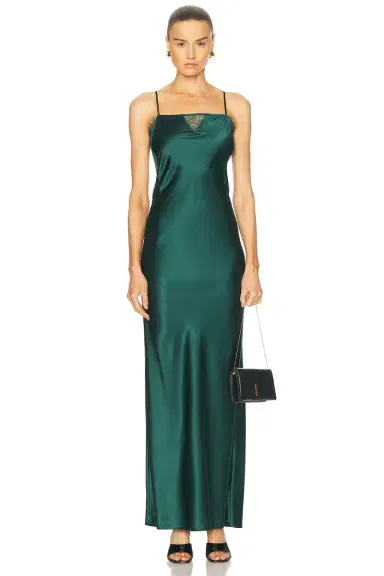 Fleur du Mal Lace Long Slip Dress | Thumbnail 2