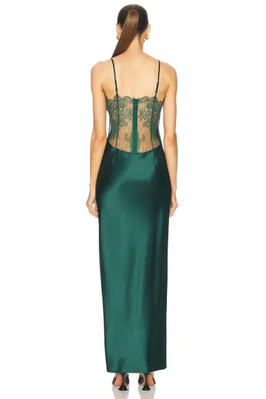 Fleur du Mal Lace Long Slip Dress | Thumbnail 4