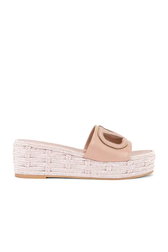 Valentino Garavani V Logo Cut Out Slide