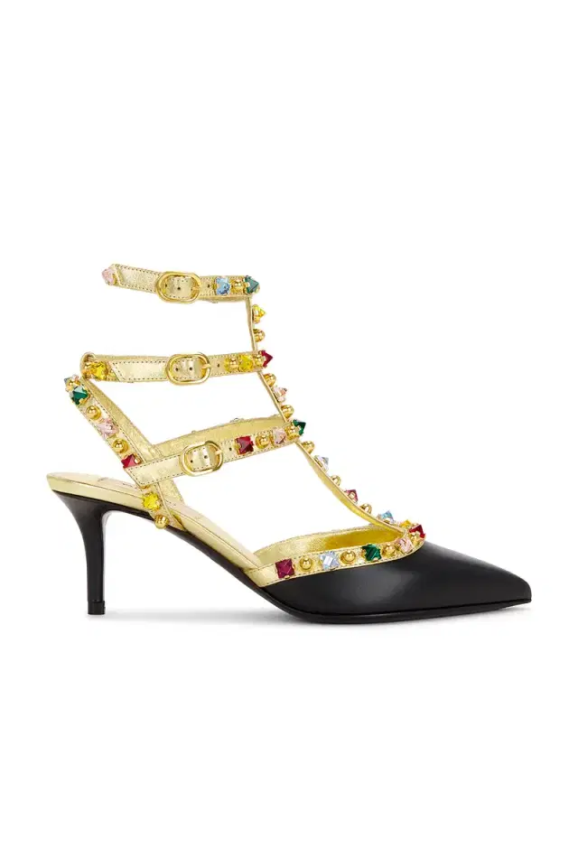 Valentino Garavani Rockstud Ankle Strap Pump