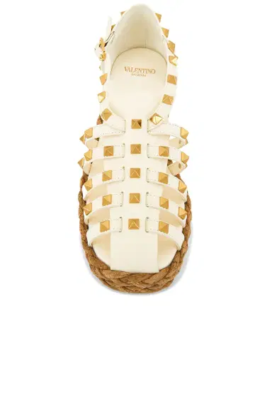 Valentino Garavani Rockstud Cork Espadrillas | Thumbnail 4 Valentino Garavani Rockstud Cork Espadrillas | Thumbnail 4