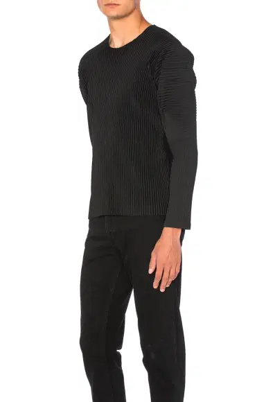 Homme Plissé Issey Miyake Long Sleeve Tee | Thumbnail 2