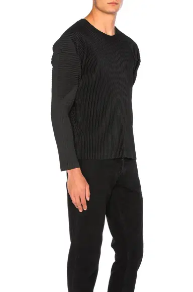 Homme Plissé Issey Miyake Long Sleeve Tee | Thumbnail 3
