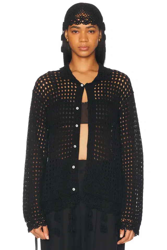 Blossom Crochet Shirt