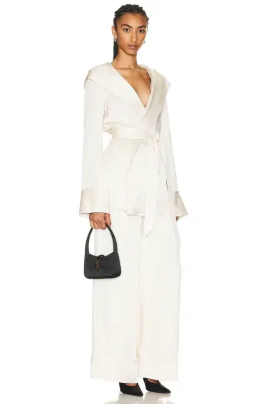 Saint Laurent Mini Satin Le 5 A 7 Tri Metal Bag | Thumbnail 2