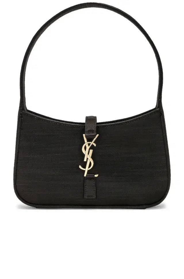 Saint Laurent Mini Satin Le 5 A 7 Tri Metal Bag